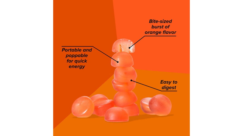 Honey Stinger Energy Chews, Orange Blossom, 1.8oz Bag, 72319
