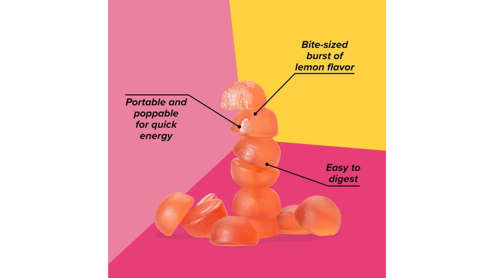 Honey Stinger Energy Chews, Pink Lemonade, 1.8oz Bag, 72512
