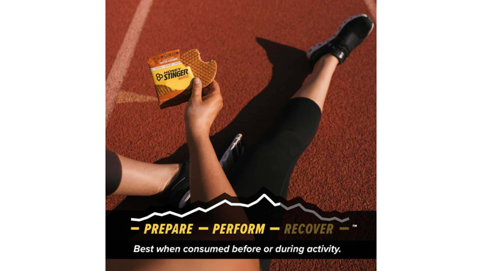 Honey Stinger Gluten Free Organic Waffle, Salted Caramel, 1 oz Pack, 76012