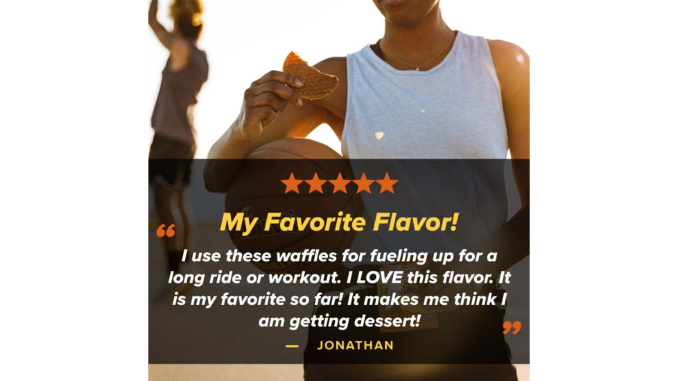 Honey Stinger Gluten Free Organic Waffle, Salted Caramel, 1 oz Pack, 76012