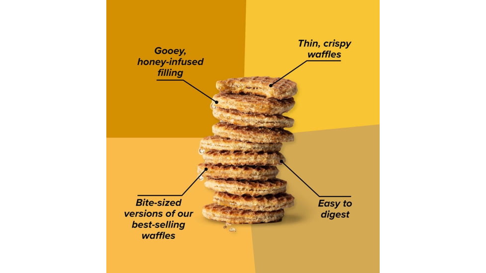 Honey Stinger Mini Waffle Bag, Honey, 5.3 oz, 83318