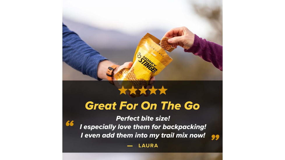 Honey Stinger Mini Waffle Bag, Honey, 5.3 oz, 83318