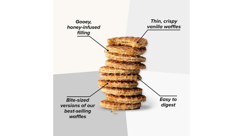 Honey Stinger Mini Waffle Bag, Vanilla, 5.3 oz, 83218