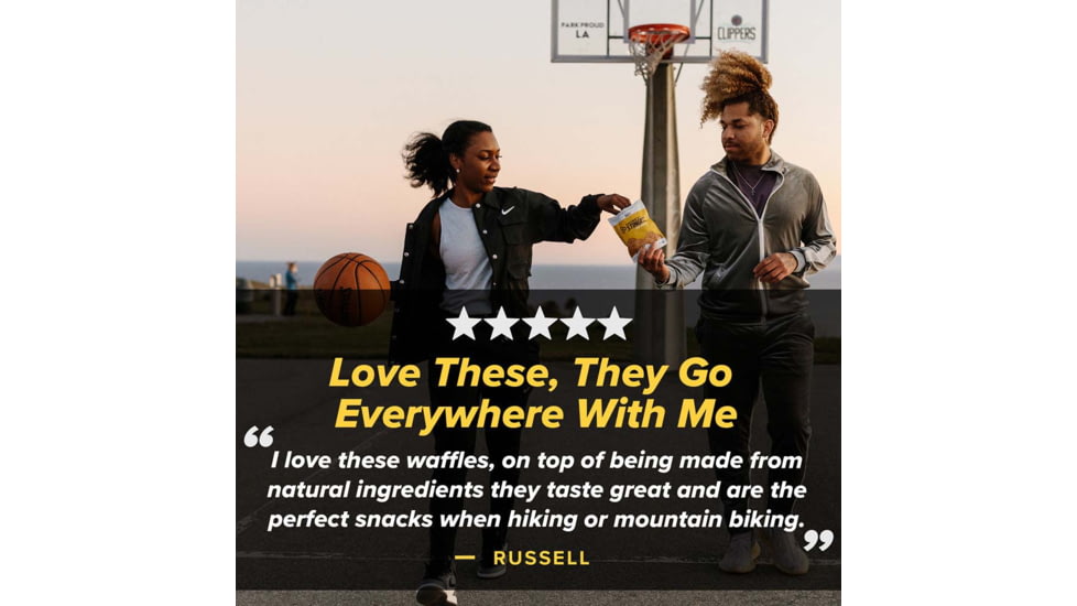 Honey Stinger Mini Waffle Bag, Vanilla, 5.3 oz, 83218