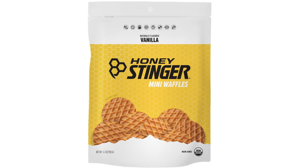 Honey Stinger Mini Waffle Bag, Vanilla, 5.3 oz, 83218