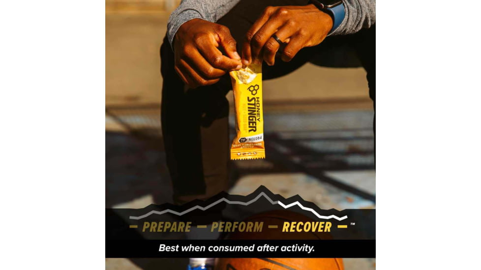 Honey Stinger Nut + Seed Bar, Peanut and Sunflower Seed, 1.98 oz, 73512