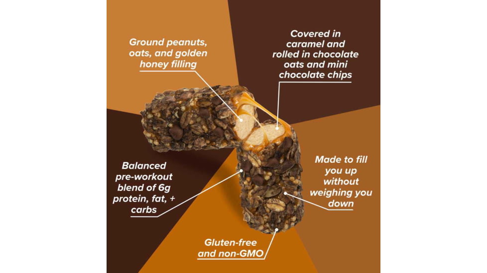 Honey Stinger Oat + Honey Bar, Chocolate Chip, 1.48 oz, 73812