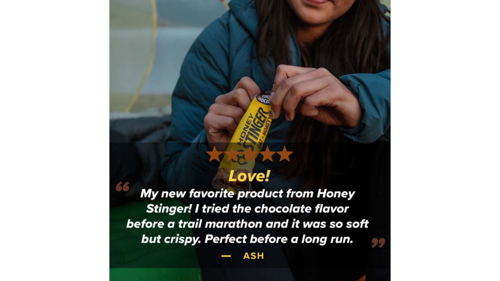 Honey Stinger Oat + Honey Bar, Chocolate Chip, 1.48 oz, 73812