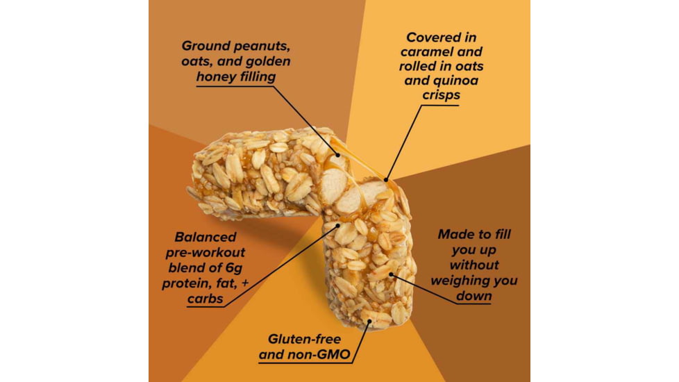 Honey Stinger Oat + Honey Bar, Original, 1.48 oz, 73712