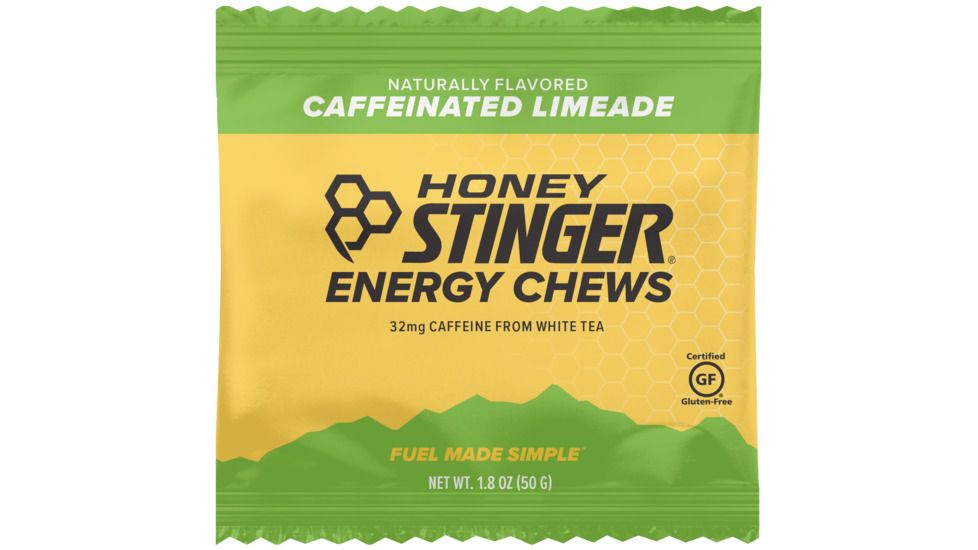 Honey Stinger Organic Energy Chews - Caffeinated Lime-Ade