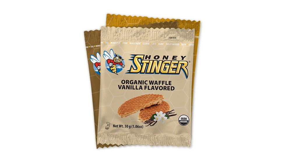 Honey Stinger Organic Waffle Variety Box - 5 Honey, 5 Vanilla, 5 Chocolate, 15 Pack 80015