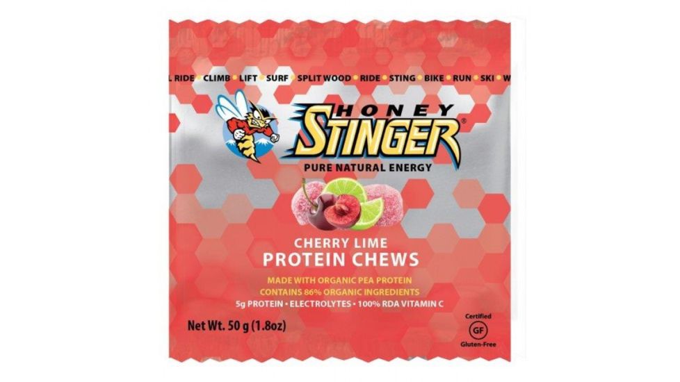 Honey Stinger Protein Chew -Cherry Lime