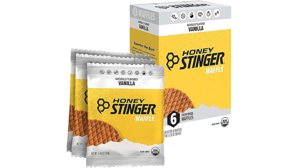 Honey Stinger Vanilla Waffle - 1 oz Pack/6 Count Box, 80402