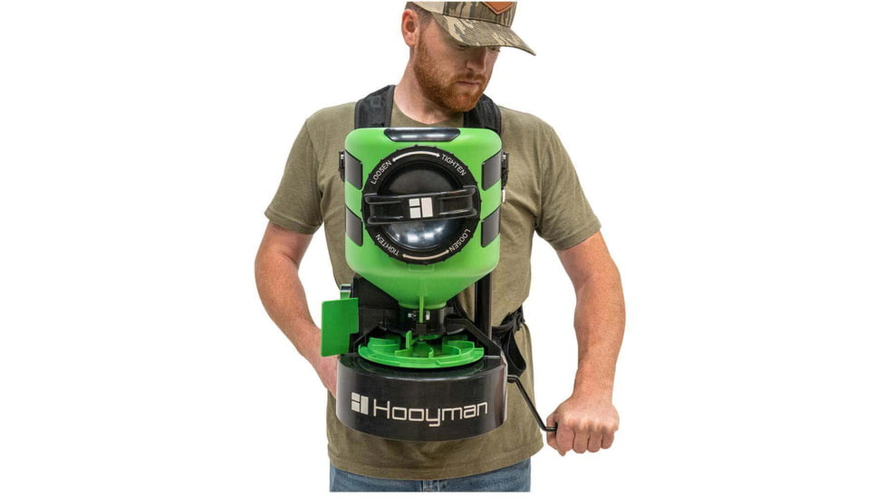 Hooyman Manual Chest 35LB Seeder w/ Shoulder Harness Rig, 1135909