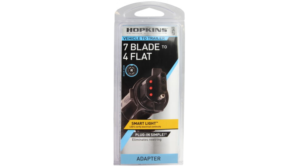 Hopkins 7 Way Round To 4 Way Flat LED Adapter, 47345