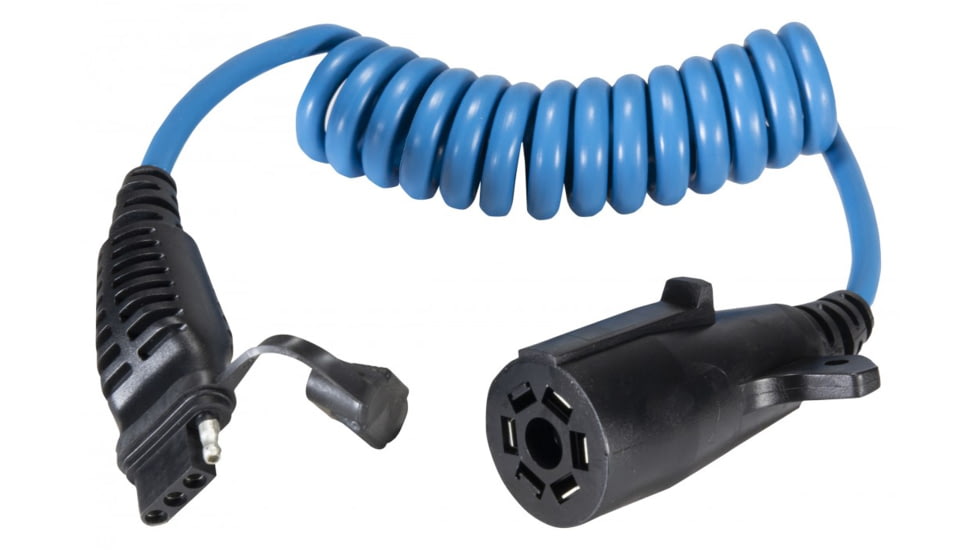 Hopkins Flexcoil Adapter 7 RV Blade To 4 Wire Flat, 47065