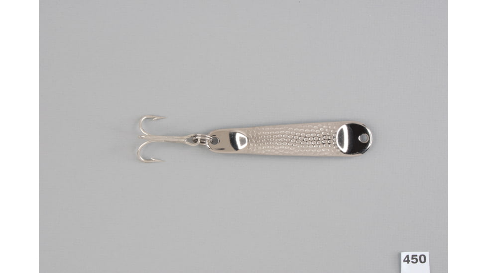 Hopkins Hammered Spoon w/Plain Treble, Stainless Steel, 4 1/2oz, 4 3/4in, 450