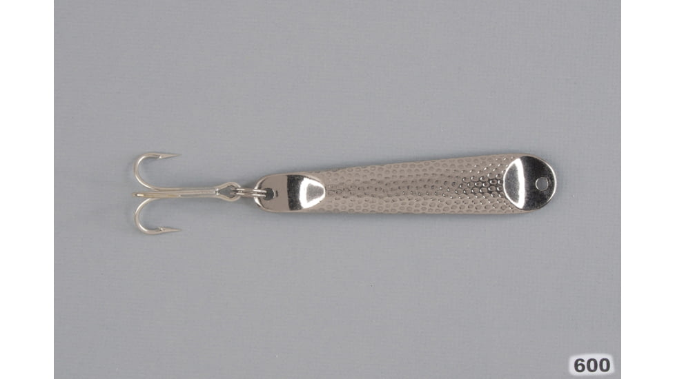 Hopkins Hammered Spoon w/Plain Treble, Stainless Steel, 6oz, 5 1/2in, 600