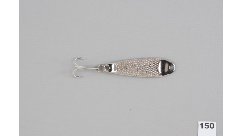 Hopkins Shorty Hammered Spoon w/Plain Treble, Stainless Steel, 1 1/2oz, 3 1/2in, 150