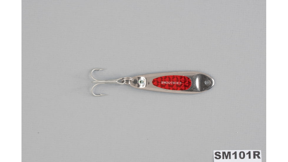 Hopkins Shorty Smoothie Spoon w/Plain Treble, Red Prism, 1oz, 2 3/4in, SM101R