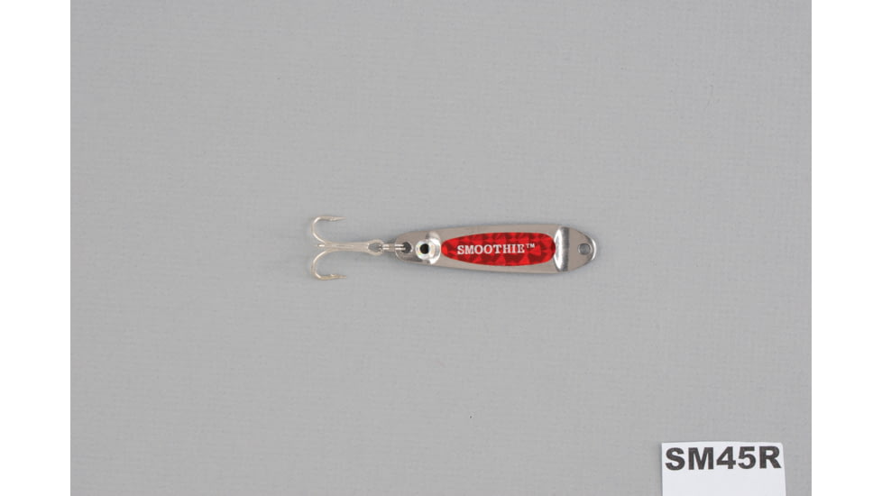 Hopkins Shorty Smoothie Spoon w/Plain Treble, Red Prism, 3/4oz, 2 1/2in, SM75R