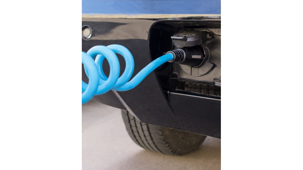 Hopkins Towing Solutions Endurance Flex Coil Adapter 7 RV Blade To 6 Round, Center Pin Electronic Brake, 47085
