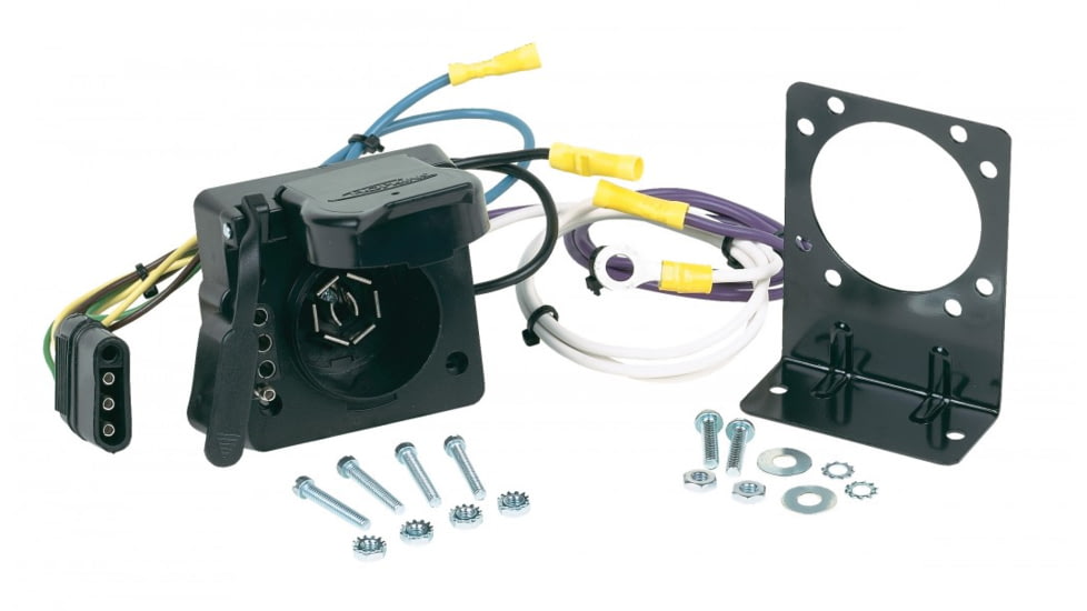 Hopkins Towing Solutions Multi Tow 4 Flat To 7 Blade And 4 Flat Adapter, 47185