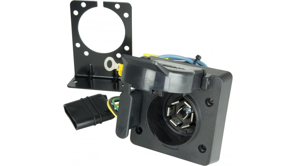 Hopkins Towing Solutions Multi Tow 4 Flat To 7 Blade And 4 Flat Adapter, 47185