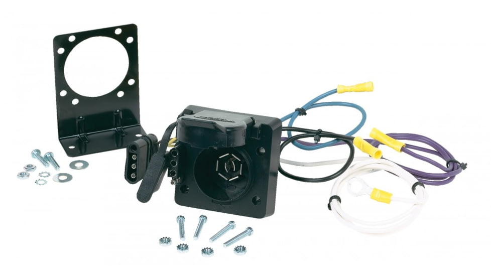 Hopkins Towing Solutions Multi Tow 4 Flat To 7 Blade And 4 Flat Adapter, 47185
