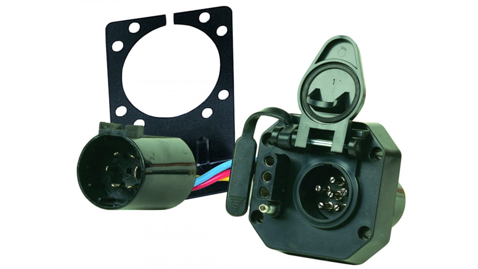 Hopkins Towing Solutions Multi Tow Wiring Kit For Ford/Gm 6 Round And 4 Flat, 40965