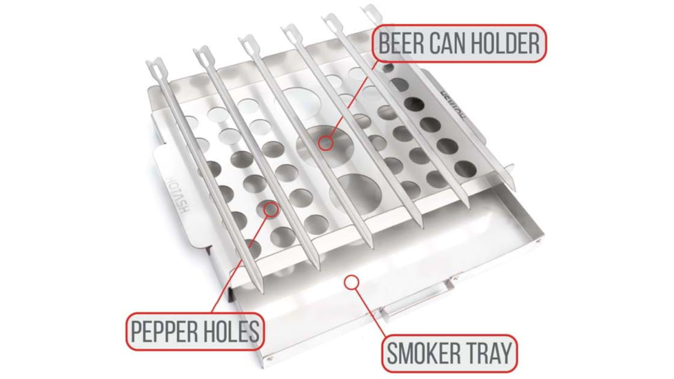 Hot Ash 5 in 1 Grill Rack, Stainless Steel, 500247