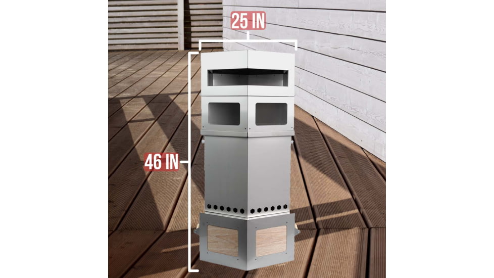 Hot Ash Rambler System, Stainless Steel, STV-HAFS-RMBL