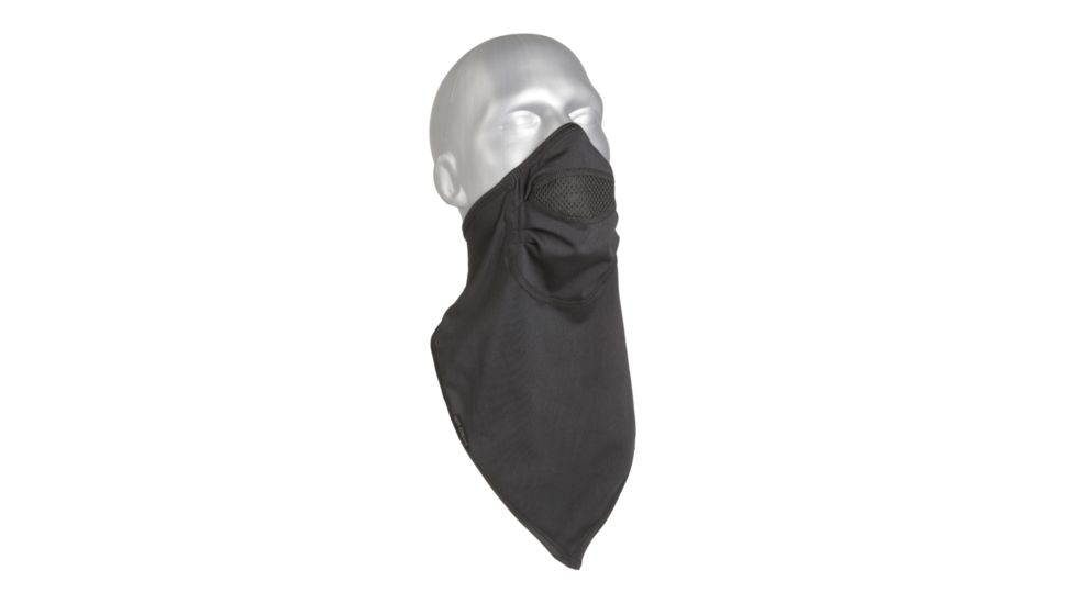 Hot Chillys Micro Elite Chamois Bandana Wmask, Black, Small/Medium, HC6124-BLACK-S/M