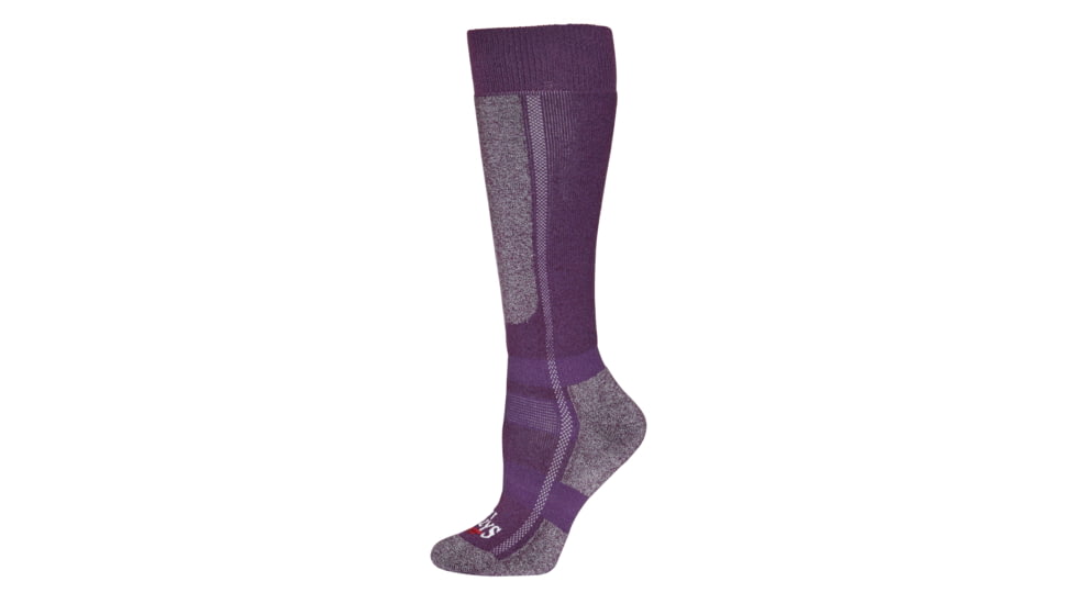 Hot Chillys Prem Low Vol Cls Sock - Womens, Rich Grape/Hthr, Small, HC2210-RICH GRAPE/HTHR-S