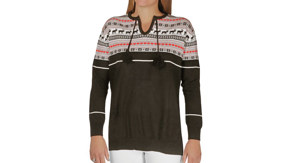 Hot Chillys Sweater Knit Top - Womens, Winter Love, Small, HC7618P-313-S