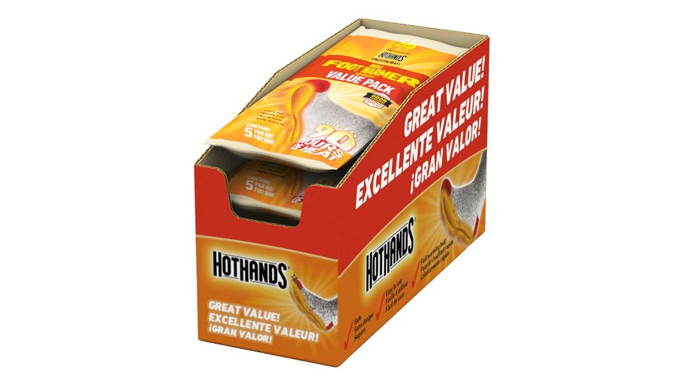 Hot Hands Hothands Insole Foot Warmer 5 Pairs Per Bag 9 Hour W/adhsv