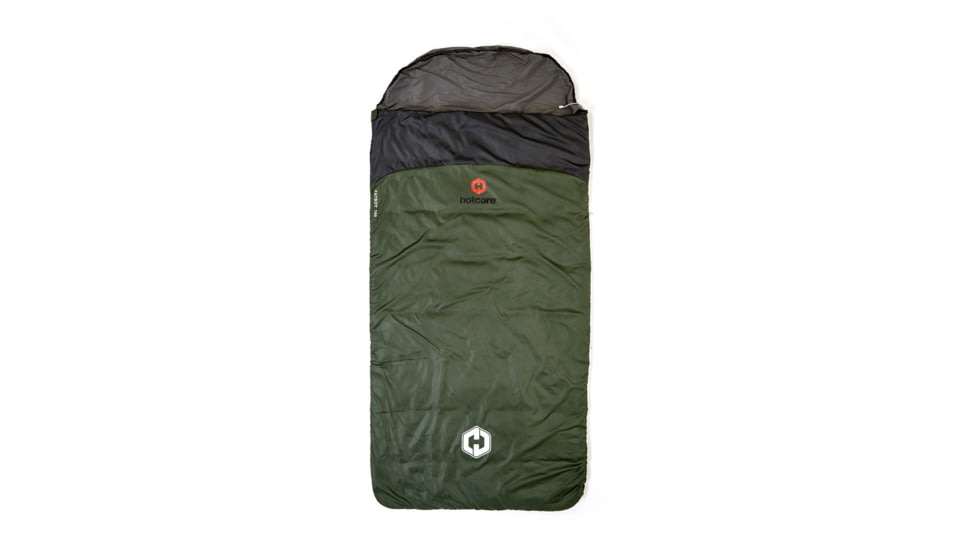 Hotcore Fatboy 100 Rectangular Sleeping Bag, Forest Green, 93in x 42in, Fatboy 100