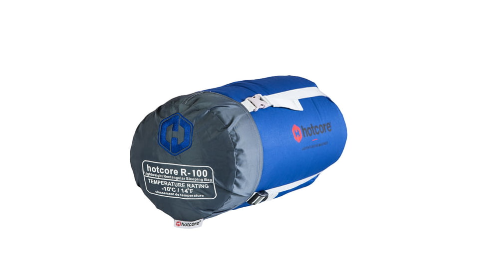 Hotcore R-100 Sleeping Bag, Blue, 90in x 34in, R-100 BL