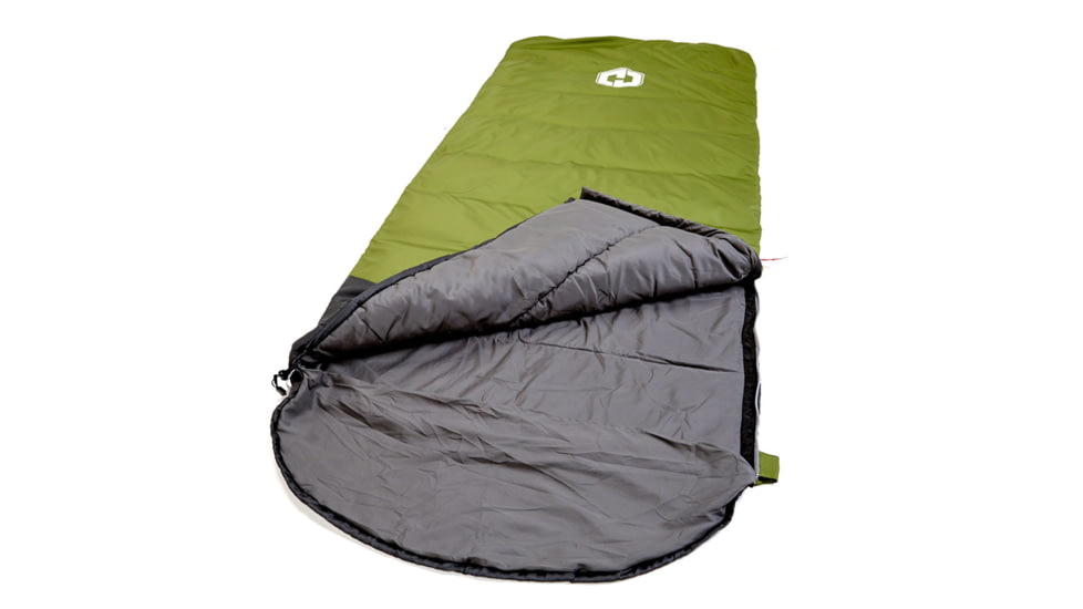 Hotcore R-200 Sleeping Bag, Green, 90in x 34in, R-200