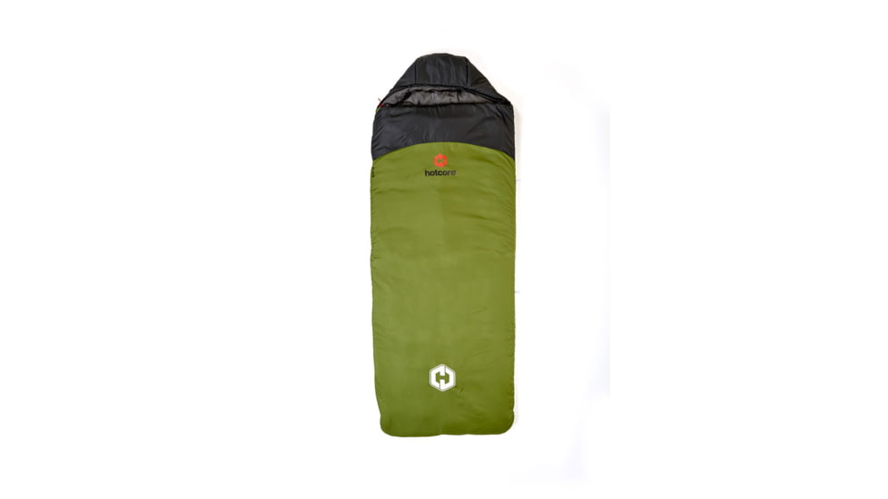 Hotcore R-300 Sleeping Bag, Green, 90in x 34in, R-300