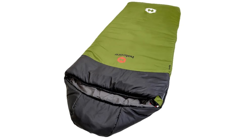 Hotcore R-400 Sleeping Bag, Green, 90in x 34in, R-400