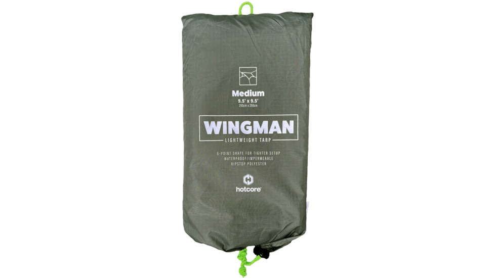 Hotcore Wingman Tarp, Seaweed Green, 12ft x 9.5ft, TARP - LARGE