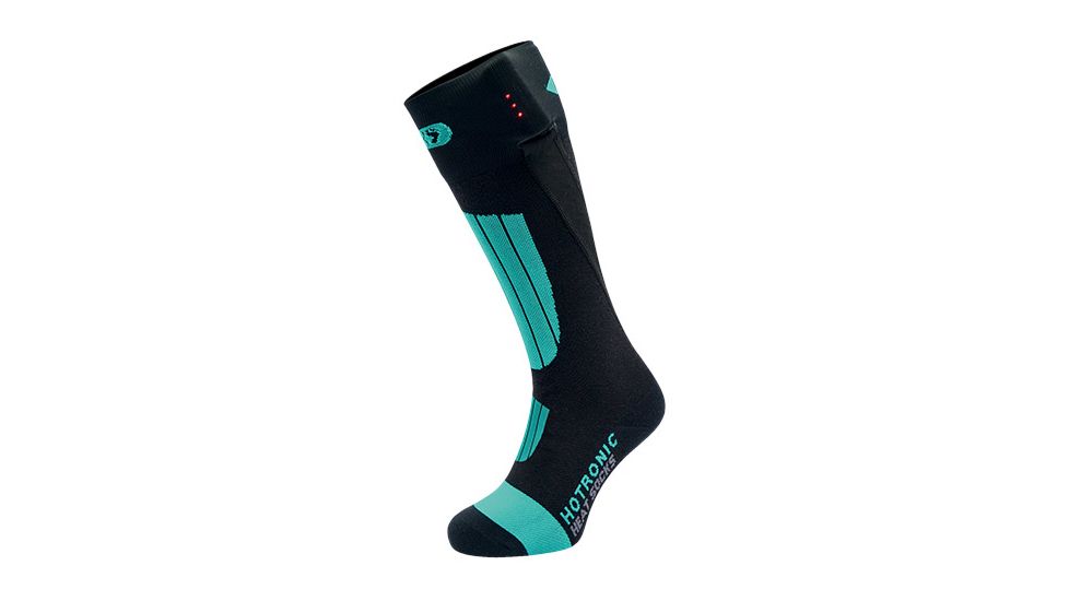 Hotronic Xlp One Heat Socks Set w/ Pfi 50, Pearl Green, Large, 01-0100-346-4