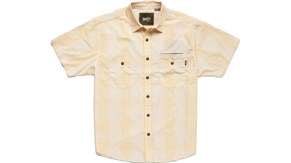 Howler Brothers Aransas Shirt - Mens, Big Pane Plaid / Vintage Yellow, 2XL, 120119S-BPY-XXL