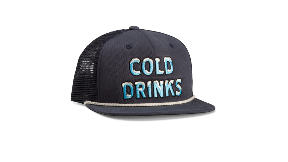 Howler Brothers Cold Drinks Snapback Hat - Mens, Deep Blue, One Size, 160619F-CDB