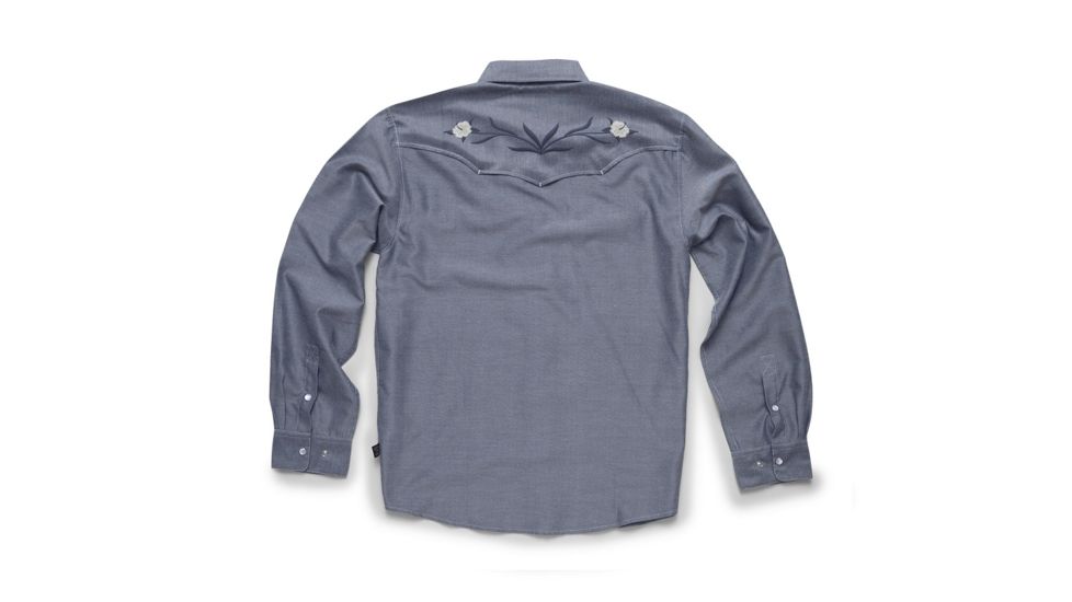 Howler Brothers Crosscut Deluxe Shirt - Mens, Hawaiin Blue Oxford / Hibiscus, Extra Large, 125819F-HHB-XL