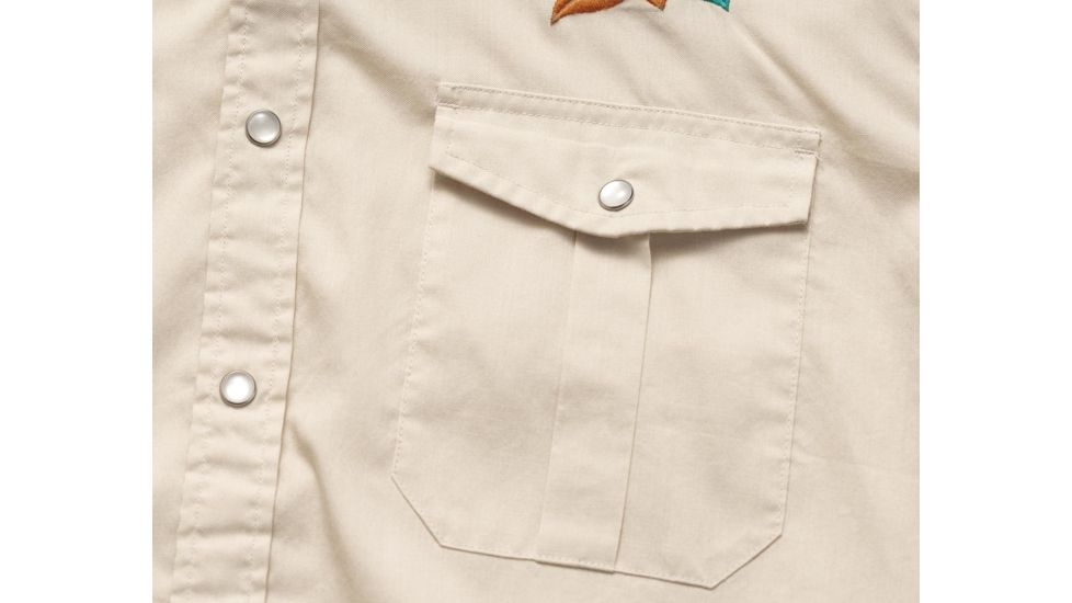 Howler Brothers Gaucho Snapshirt - Mens, AntiqueWhite Oxford / Pure Agave, Small, 120719S-AGV-S