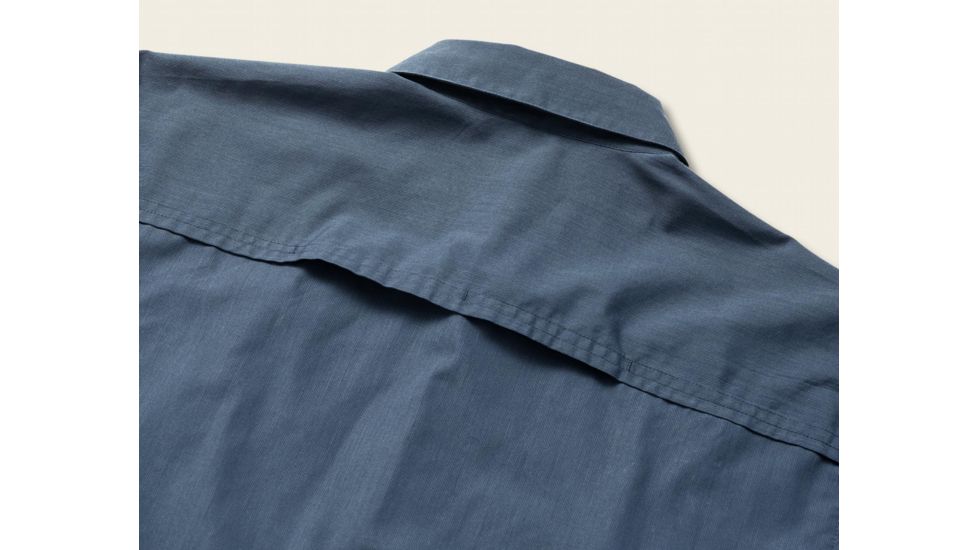 Howler Brothers Gaucho Snapshirt - Mens, Cobalt Microstripe / Dos Gallos, 2XL, 120719S-GAL-XXL