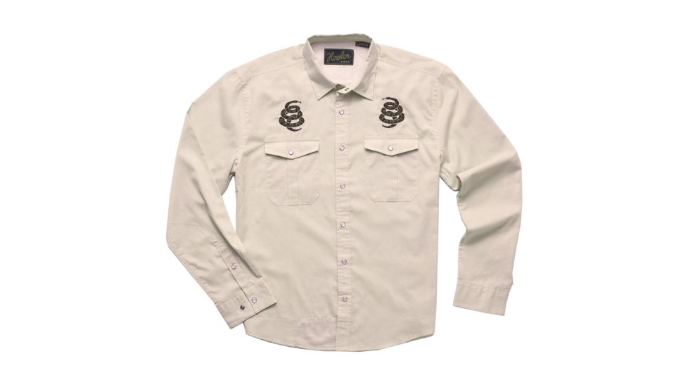 Howler Brothers Gaucho Snapshirt - Mens, Riverbed Oxford/Cottonmouth, L, 120720S-OWO-L