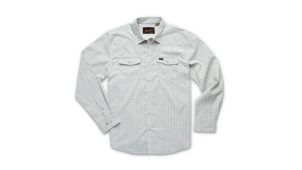 Howler Brothers H Bar B T-Shirtech Long Sleeve Shirt - Mens, Slaton Plaid/ Noon Grey, Large, 125519F-SPG-L
